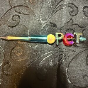 Multicolor Letter Pen with Gradient Design
